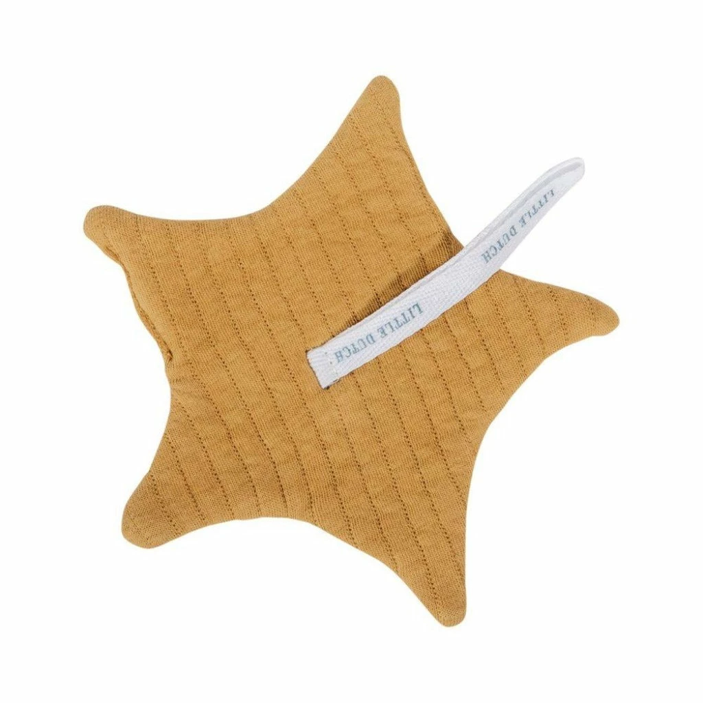 Little Dutch Pacifier Cloth - Pure Ochre 1 Little Dutch Pacifier Cloth - Pure Ochre