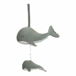 Little Dutch Music Box Whale - Ocean Mint