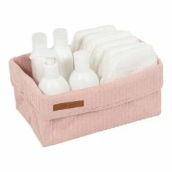 Little Dutch Large Storage Basket - Pure Pink