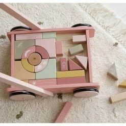 Little Dutch Blocks Trolley (Baby Walker) - Wild Flowers