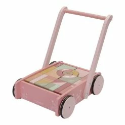 Little Dutch Blocks Trolley (Baby Walker) - Wild Flowers