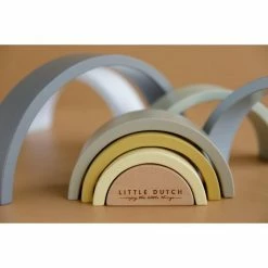 Little Dutch Rainbow Stacker - Rainbow Blue