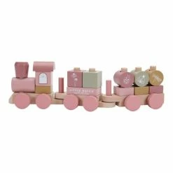 Little Dutch Wooden Stacking Train - Wild Flowers