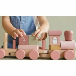 Little Dutch Wooden Stacking Train - Wild Flowers