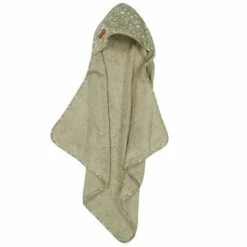Little Dutch Hooded Towel - Wild Flowers Olive