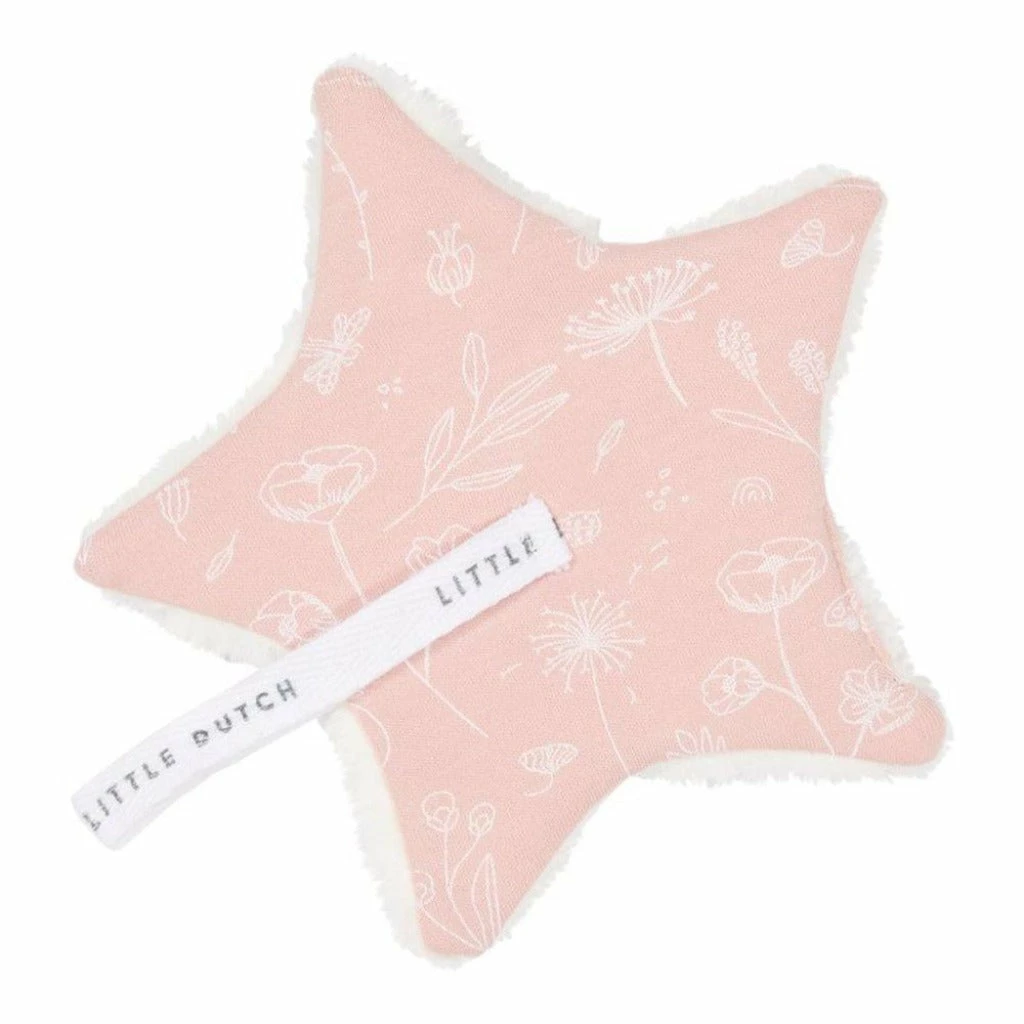 Little Dutch Pacifier Cloth - Wild Flowers Pink 1 Little Dutch Pacifier Cloth - Wild Flowers Pink