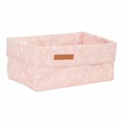 Little Dutch Large Storage Basket - Wild Flowers Pink