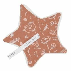 Little Dutch Pacifier Cloth - Wild Flowers Rust