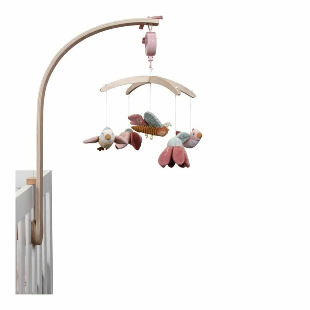 Little Dutch Wooden Music Mobile - Flowers & Butterflies 1 Little Dutch Wooden Music Mobile - Flowers & Butterflies