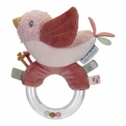 Little Dutch Flowers & Butterflies Ring Rattle (Beads) Bird