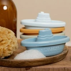 Little Dutch Stackable Bath Boats - Blue 6 Little Dutch Stackable Bath Boats - Blue