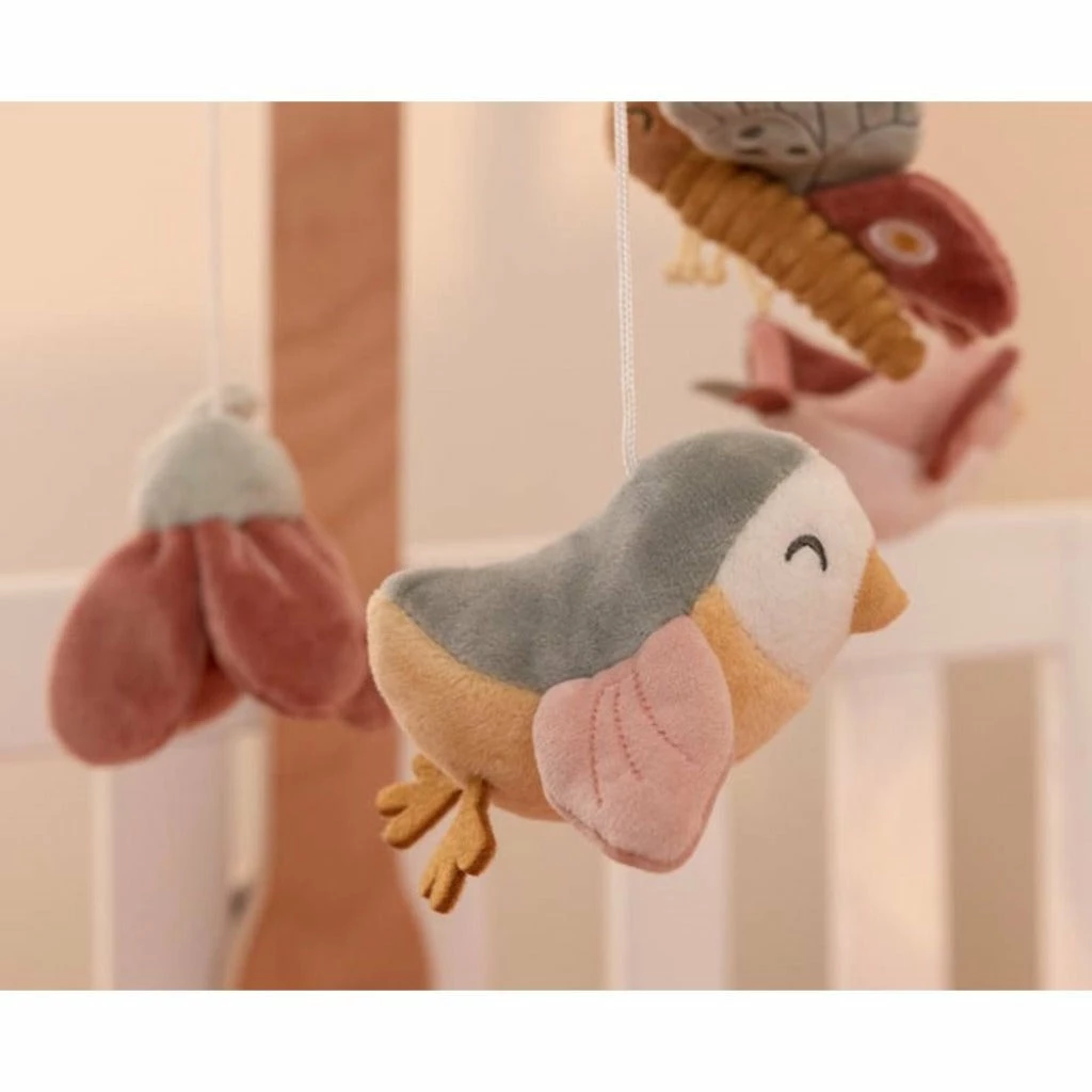 Little Dutch Wooden Music Mobile - Flowers & Butterflies 5 Little Dutch Wooden Music Mobile - Flowers & Butterflies