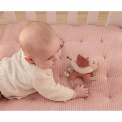 Little Dutch Flowers & Butterflies Ring Rattle (Beads) Bird