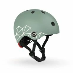 Vida Kids Scoot And Ride Safety Helmet With LED Green Lines