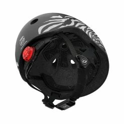 Vida Kids Scoot And Ride Safety Helmet With LED Zebra