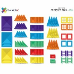 Connetix Tiles - Rainbow 100 Piece Creative Pack