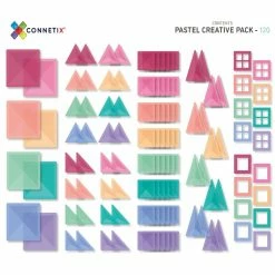New Arrivals Connetix Tiles - Pastel 120 Piece Creative Pack