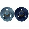 BIBS COLOUR Natural Rubber Pacifier - Deep Space/Petrol