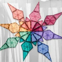 Connetix Tiles - Pastel 202 Piece Mega Pack 12 Connetix Tiles - Pastel 202 Piece Mega Pack