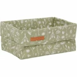 Little Dutch Large Storage Basket - Wild Flowers Olive