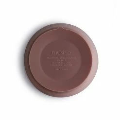 Mushie Silicone Suction Bowl - Cloudy Mauve 12 Mushie Silicone Suction Bowl - Cloudy Mauve