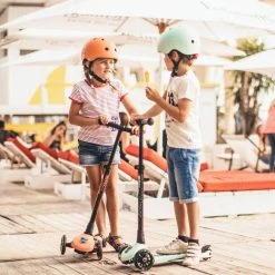 Vida Kids Scoot And Ride - Highway Kick 3 LED Peach