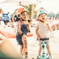 Vida Kids Scoot And Ride Safety Helmet With LED Peach