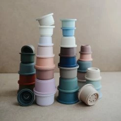 Mushie Forest Stacking Cups