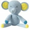 Global Affairs Crochet Elephant Light Blue Organic Cotton