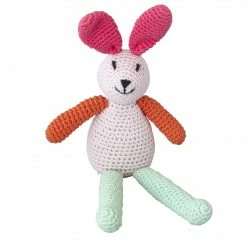Global Affairs Crochet Musical Bunny Pink