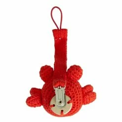 Global Affairs Crochet Pacifier Cord Crab