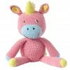 Global Affairs Crochet Unicorn Pink Organic Cotton