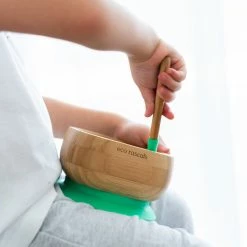 Eco Rascals Bamboo Suction Bowl & Spoon Set (Various Colours)