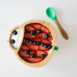 Eco Rascals Bamboo Suction Plate - Ladybird 18 Eco Rascals Bamboo Suction Plate - Ladybird