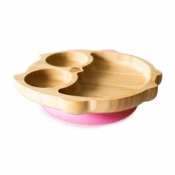 Eco Rascals Bamboo Suction Plate - Owl