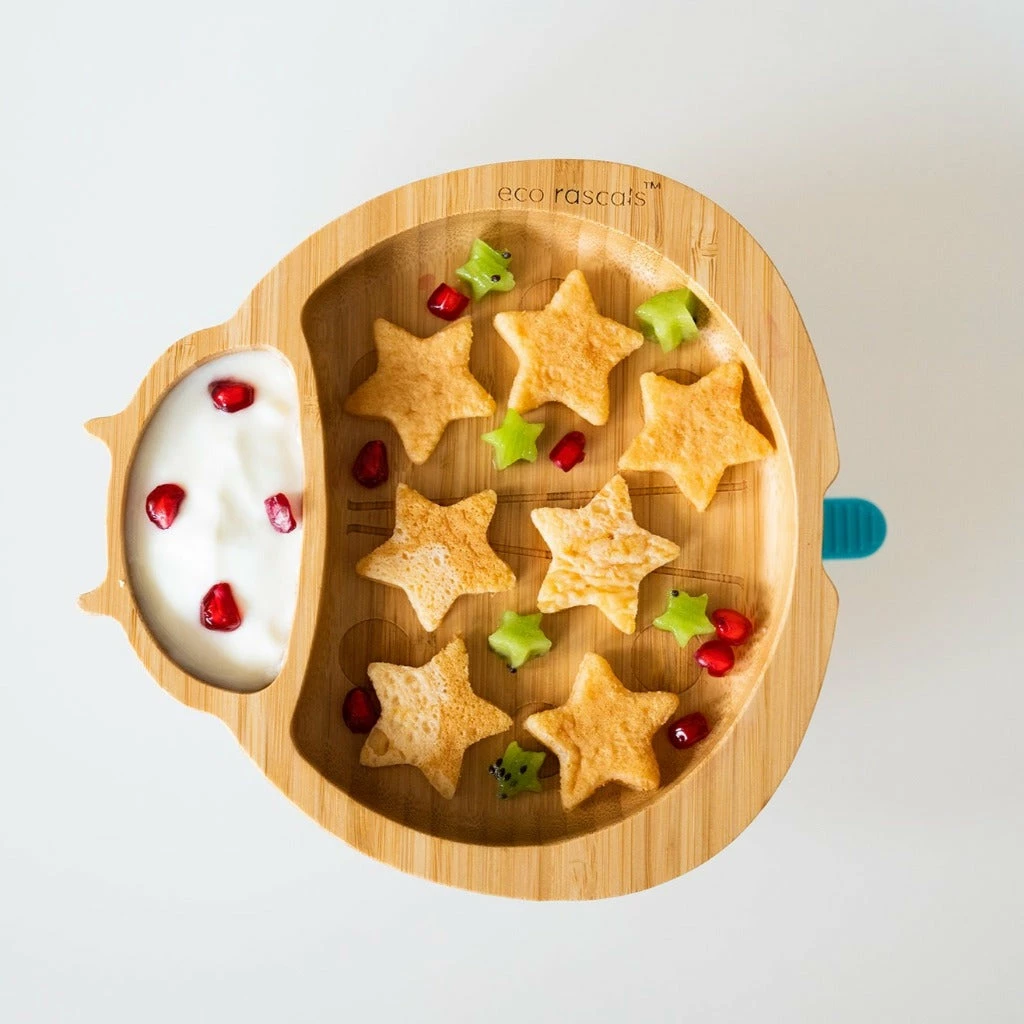 Eco Rascals Bamboo Suction Plate - Ladybird 10 Eco Rascals Bamboo Suction Plate - Ladybird