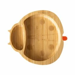 Eco Rascals Bamboo Suction Plate - Ladybird 12 Eco Rascals Bamboo Suction Plate - Ladybird