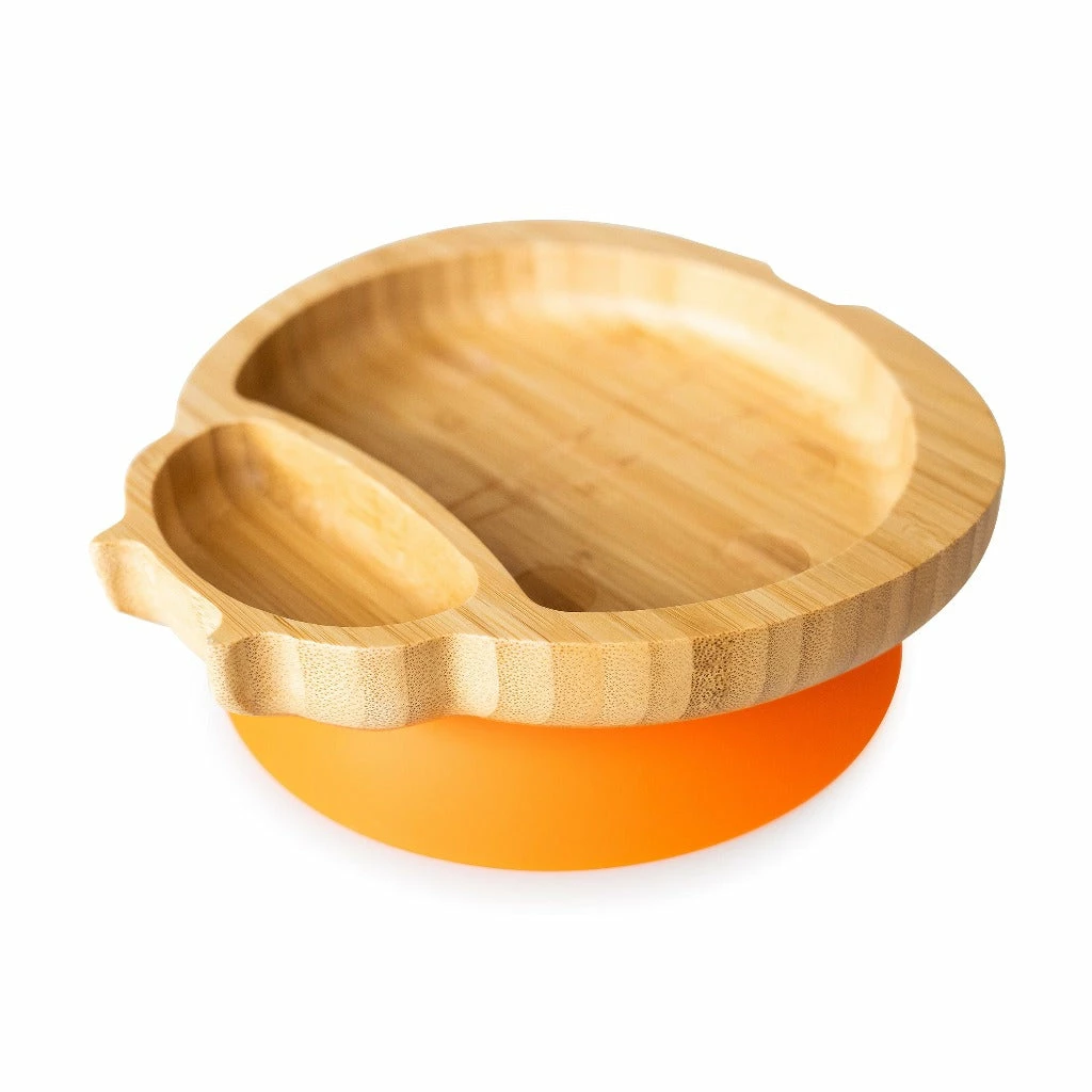Eco Rascals Bamboo Suction Plate - Ladybird 4 Eco Rascals Bamboo Suction Plate - Ladybird