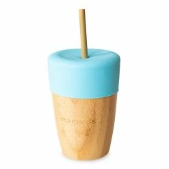Eco Rascals Bamboo Cup With Bamboo Straws (Various Colours) 14 Eco Rascals Bamboo Cup With Bamboo Straws (Various Colours)