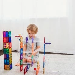 Connetix Tiles - Rainbow 92 Piece Ball Run Pack