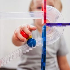 Connetix Tiles - Rainbow 92 Piece Ball Run Pack