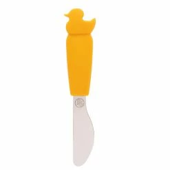 Eco Rascals Silicone Duck Cutlery Set - Mustard