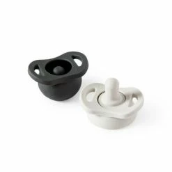 DODDLE & CO Pop & Go Pacifier - Cream Of The Crop + Coal Mate (Twin Pack) 10 DODDLE & CO Pop & Go Pacifier - Cream Of The Crop + Coal Mate (Twin Pack)