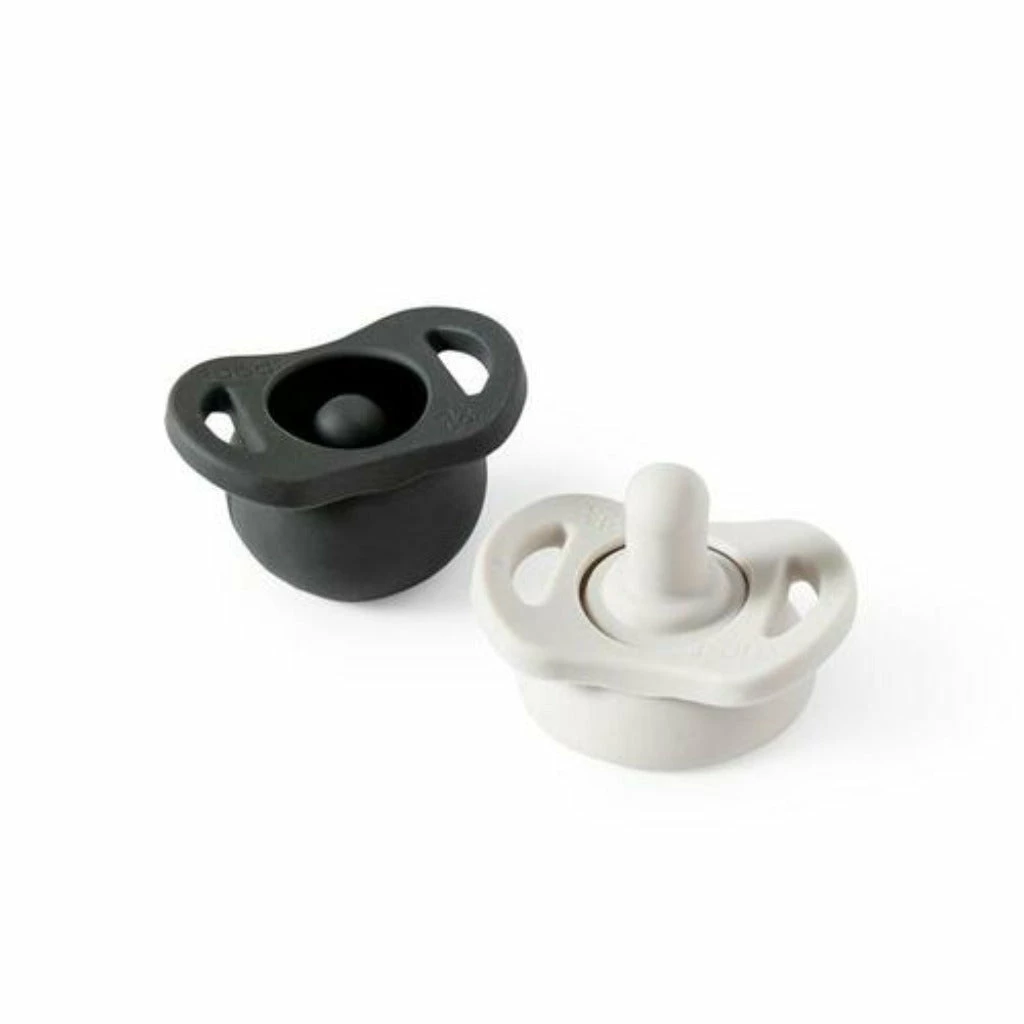 DODDLE & CO Pop & Go Pacifier - Cream Of The Crop + Coal Mate (Twin Pack) 5 DODDLE & CO Pop & Go Pacifier - Cream Of The Crop + Coal Mate (Twin Pack)