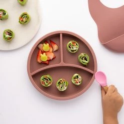 Eco Rascals Silicone Bib - Rose