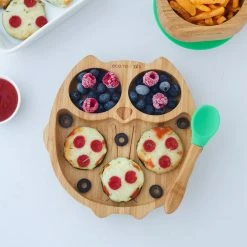 Eco Rascals Bamboo Suction Plate - Owl