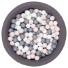Larisa & Pumpkin Grey Ball Pit + Grey/Powder/White Balls