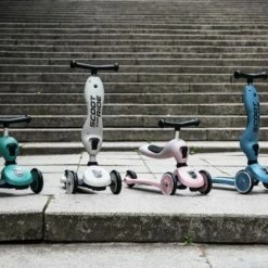 Vida Kids Scoot And Ride - Highway Kick 1 2in1 Scooter Steel