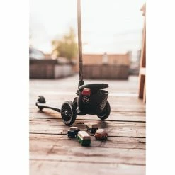 Vida Kids Scoot And Ride - Highway Kick 2 Scooter Brown Lines