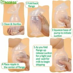 Baby Price Haakaa Breast Pump Breastfeeding Manual Milk Pump With Suction Base (150ml) 9 Baby Price Haakaa Breast Pump Breastfeeding Manual Milk Pump With Suction Base (150ml)